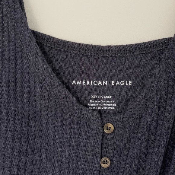 American Eagle – Purple/Grey Button Camisole - Picture 2 of 2